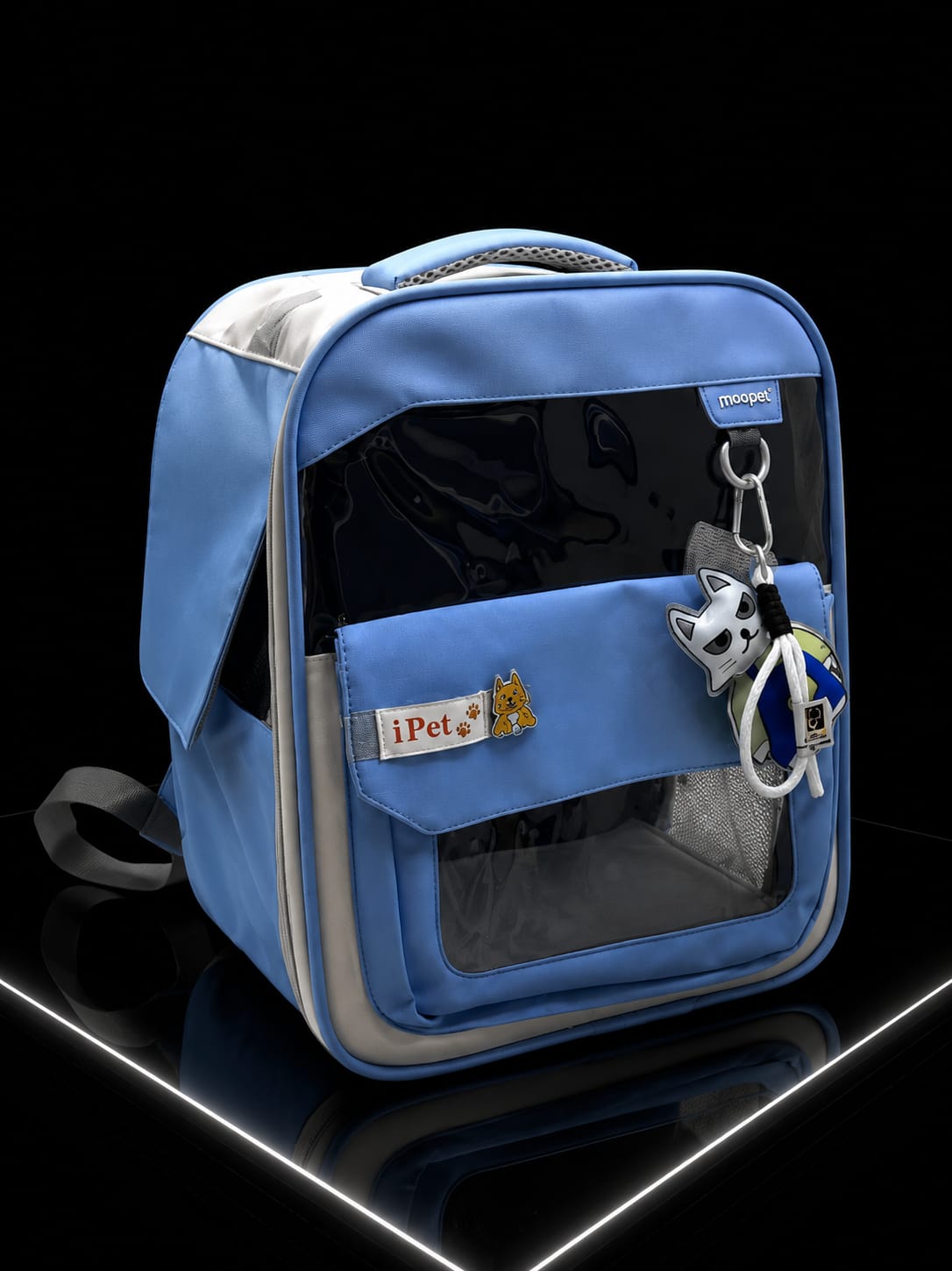 Guacal Mochila Premium para Mascotas con Ventana Panorámica | Transportadora para Perros y Gatos | SPOTMASCOTAS