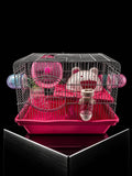 Jaula para Hámster con Túneles, Rueda y Casa | Hábitat Completo Premium | SPOTMASCOTAS