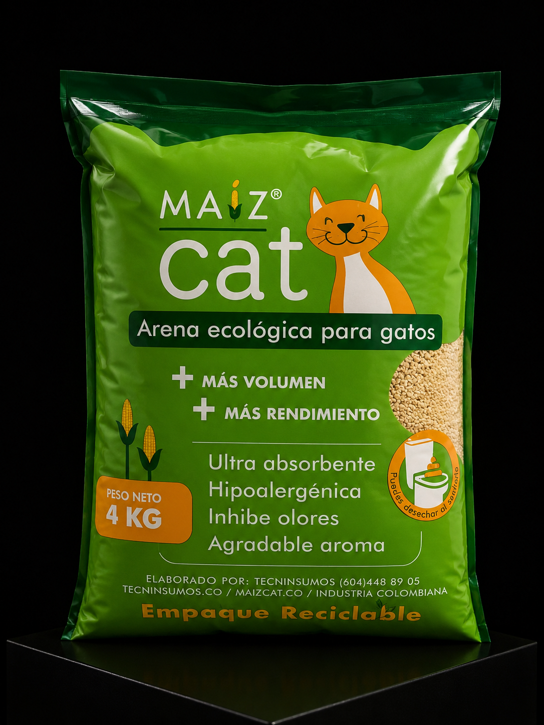Arena maiz