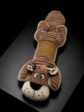 Juguete Mordedor de Felpa con Caucho para Perros | Peluche Resistente con Sonido | SPOTMASCOTAS